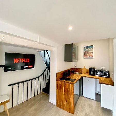 Ferienwohnung Le Duplex Rouen Cocooning Rouen Centre Parking Exterior foto