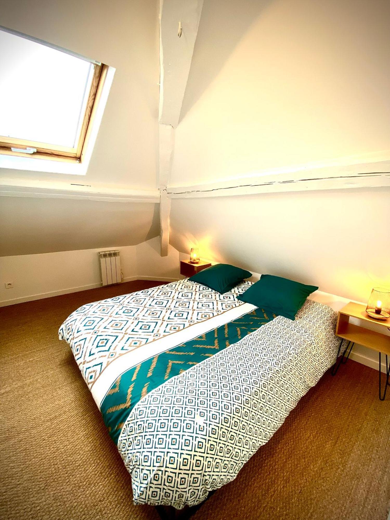 Ferienwohnung Le Duplex Rouen Cocooning Rouen Centre Parking Exterior foto